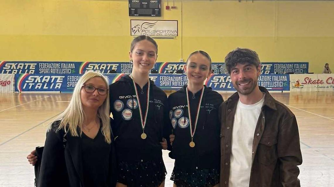 Quattro vittorie su quattro, i pattinatori d'oro di Dogliani