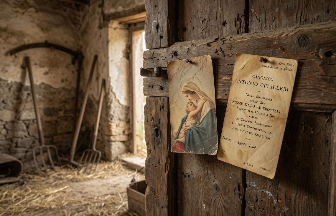 Sgualciti nei portafogli o affissi alle porte delle stalle: i "santini", compagni della vita di un tempo