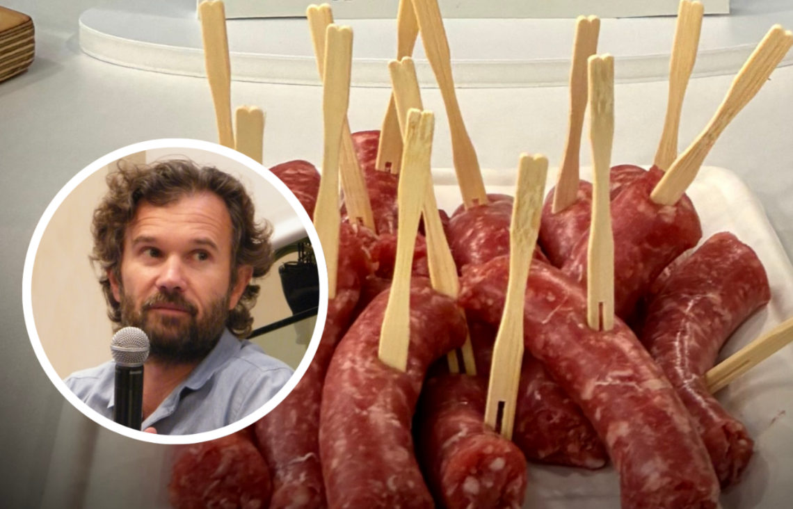 Lo chef stellato Carlo Cracco ambasciatore della salsiccia di Bra