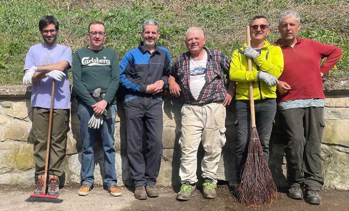 Una giornata di lavori sul territorio per amministratori e cantoniere