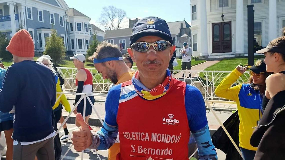 Sotto le 3 ore nella maratona pi&ugrave; antica al mondo, l'impresa dal paese della zucca a Boston