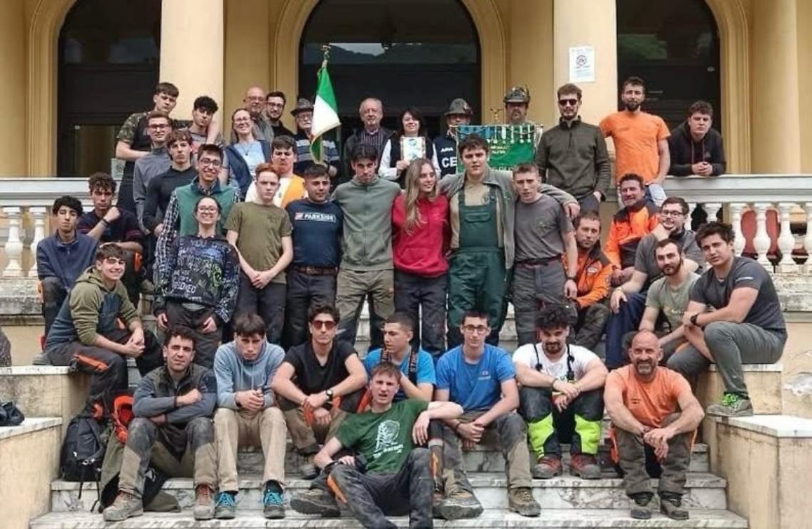 Gli studenti della Forestale di Ormea al lavoro per ri-costruire il territorio