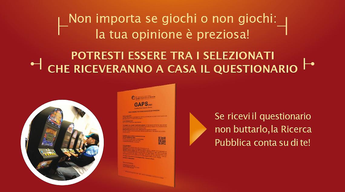 Un questionario arancione (da non buttare) per studiare la diffusione del gioco d'azzardo