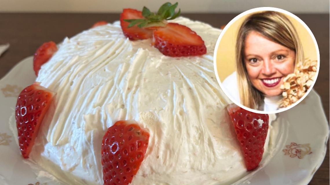 Zuccotto alle fragole