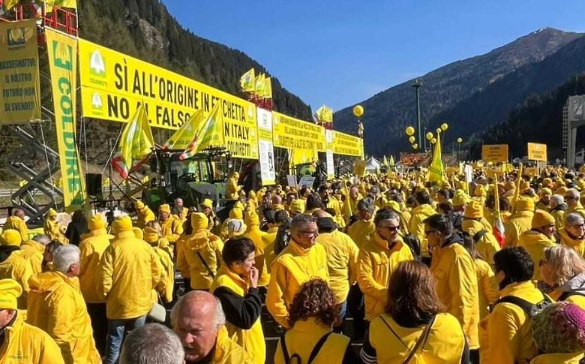 La Granda al Brennero contro il falso Made in Italy: &ldquo;Stop agli inganni nel piatto&rdquo;