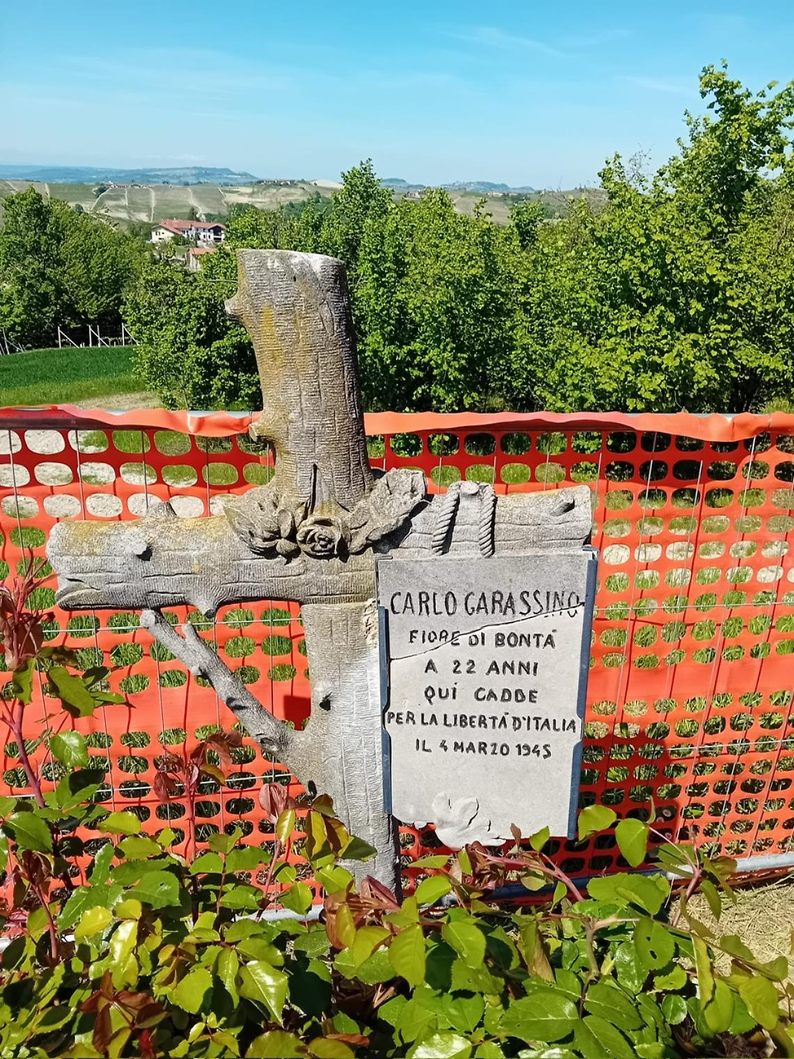 Torna a vivere il cippo del partigiano Carlo Garessino, restaurata la memoria della Libert&agrave;