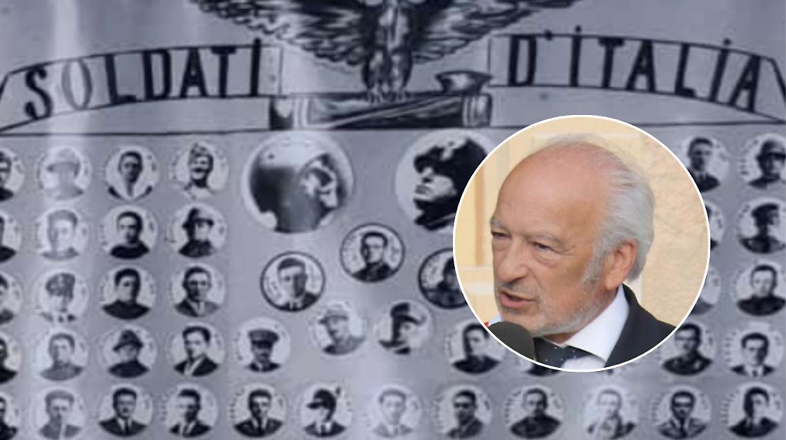 Lapide con l'immagine di Mussolini, la minoranza: &laquo;Non ne sapevamo nulla, ci dissociamo dall'iniziativa&raquo;