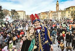 Il re e la regina del Carnevale cairese