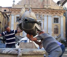 Check-up per la "Fontana del delfino" a Mondovì Breo