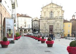 Mondovì: isola pedonale serale in piazza Maggiore