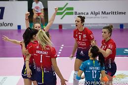 Volley: la Lpm Bam Mondovì dà spettacolo. Ravenna piegata sul 3-1