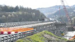 Riaprirà questa notte il viadotto “Mollere” sulla A6 tra Ceva e Priero