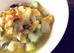 LE RICETTE DI DEBORA - Minestra ai fiori di zucca