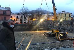 Garessio: le due sponde di borgo Ponte sono di nuovo collegate