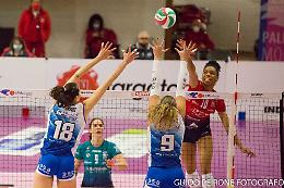 Volley: un Puma "da battaglia" supera al tie-break la corazzata Pinerolo