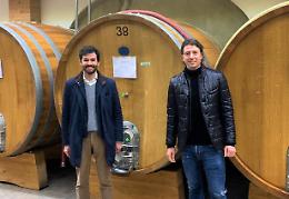 Riccardo Montolivo a Dogliani, ospite dell'azienda vinicola "Chionetti"