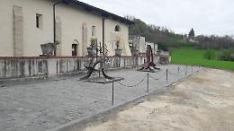 Bastia: nuova pavimentazione in pietra davanti alla chiesa di San Fiorenzo