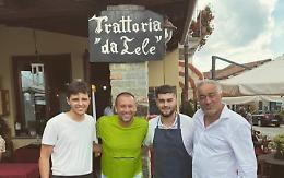 Antonio Cassano ospite "Da Lele" a Murazzano e al Parco Safari
