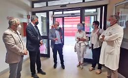 Riaperto il Pronto soccorso di Ceva, visita di Icardi. Vaccini, campagna per gli over 60