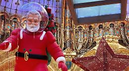 Creato a Bene Vagienna il "Babbo Natale astronauta" delle Gallerie Lafayette