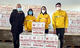 Da Coldiretti, tre tonnellate di cibo alle famiglie bisognose del Cuneese