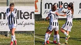 Il gol e le lacrime. Martina Magliano torna a segnare con la Juve dopo il lungo infortunio