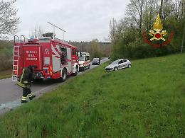 Mondovì, auto fuori strada a Gratteria: ferite lievi per il conducente
