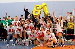 Festa grande: Angelica Costamagna promossa in B1 con lo "Spakka Volley"