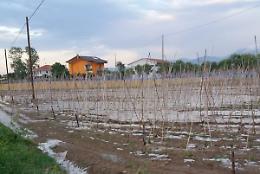 Violenta grandinata ai Trucchi