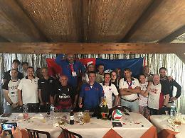 Festa di fine stagione per gli Ultras Puma, con la presidente Fissolo e coach Solforati