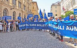 Le imprese della Granda in piazza contro il “caro bollette”