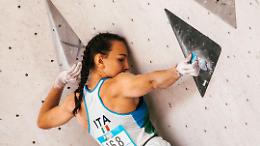 Irina Daziano è campionessa italiana giovanile di arrampicata Boulder