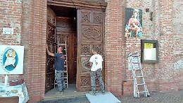 Via al restauro del grande portale d’accesso del Santuario della Mellea