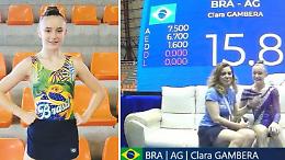 “Clarinha”, la ginnasta monregalese che vola in Nazionale brasiliana