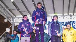 Matteo Blangero vice campione italiano Under 16 nella bufera di Paganella