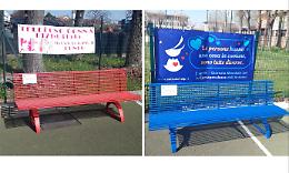 Margarita: i bimbi della Primaria inaugurano due panchine nel parco giochi