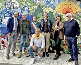Il mosaico più grande d’Europa? È a Caprauna. Ci sono volute 40 mila tessere per comporlo
