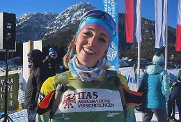 Laura Restagno è terza delle italiane alla storica Dobbiaco-Cortina