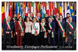 Sindaci e amministratori di Langa a Strasburgo, in visita al Parlamento Europeo