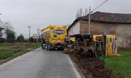 Ennesimo incidente sulla Sp43, il sindaco di Morozzo: «Intervenire con urgenza»