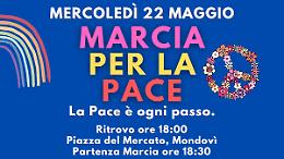 Mondovì, oggi alle 18 la “Marcia per la pace”