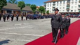 I Carabinieri Forestali di Mondovì premiati a Cuneo nel 210° anniversario dell'Arma