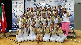 Twirling Carrù, il Gruppo Artistico Senior campione d'Europa in Croazia