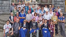 I monregalesi, con il vescovo Egidio, a Lourdes in pellegrinaggio
