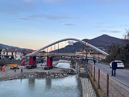 Garessio: in fase di posa il nuovo ponte Odasso