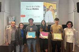 Borsa di studio “Oscar Rubba”: gli studenti premiati al “Baruffi”