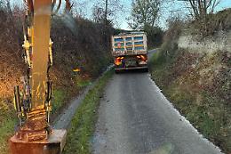 Ripulite le cunette lungo le strade comunali di Rocca Cigliè