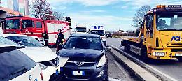 Tamponamento tra auto e furgone sulla Provinciale Crava-Morozzo