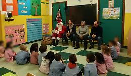 A Piozzo, una giornata con Babbo Natale, a Scuola e in Casa di riposo