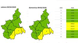 Meteo: neve, ARPA Piemonte conferma allerta gialla fino a domenica